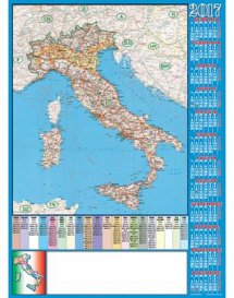 calendario poster italia stradale