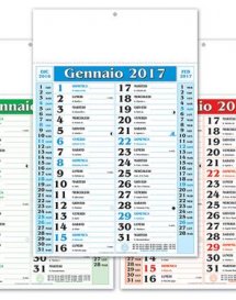 calendario olandese trimensile classico